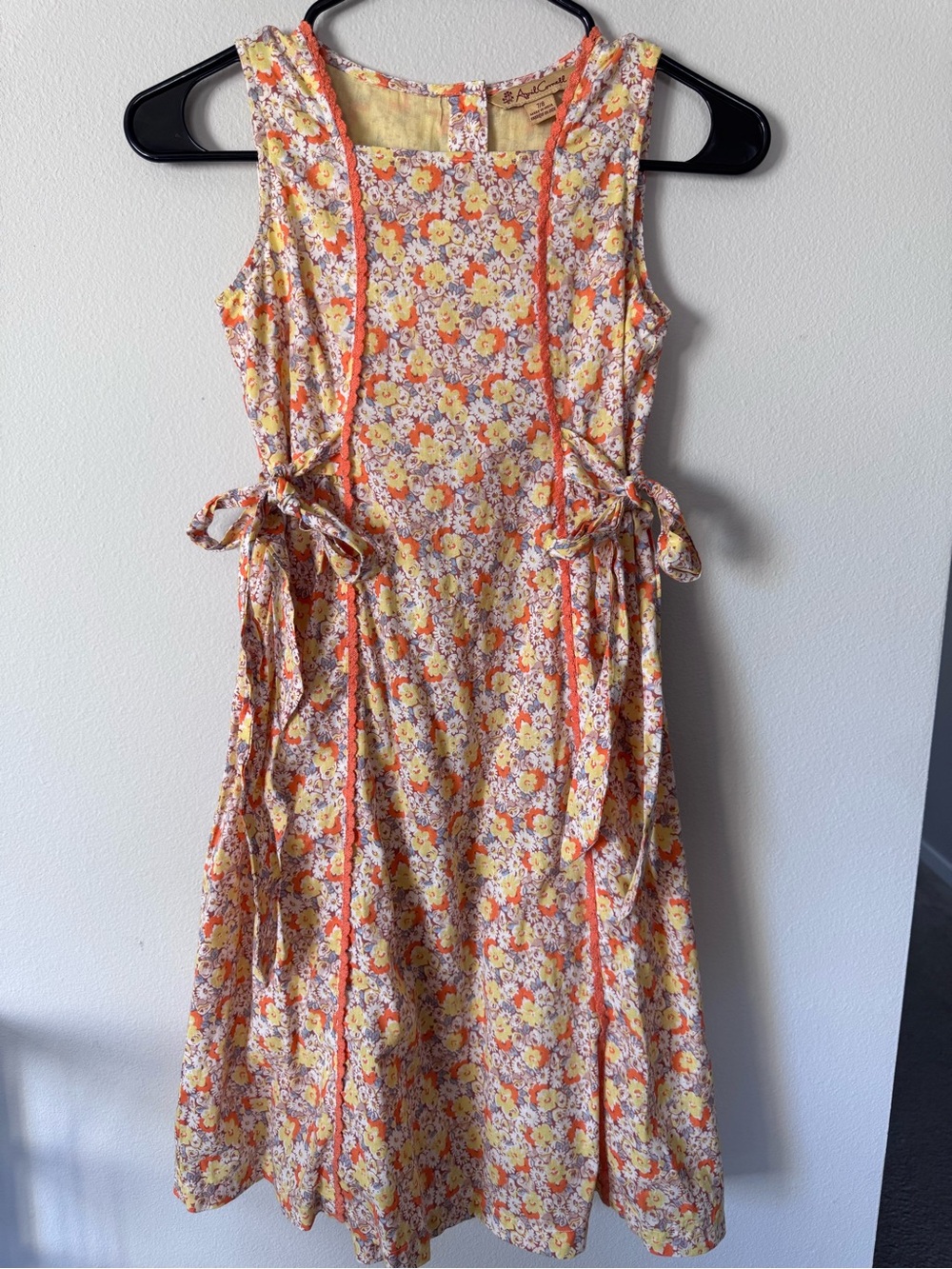April Cornell Floral Dress VTG Girls 7/8